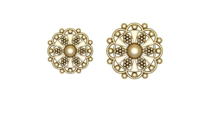 NICOLE EARRING 3D PRINTABLE MODEL 3D print model