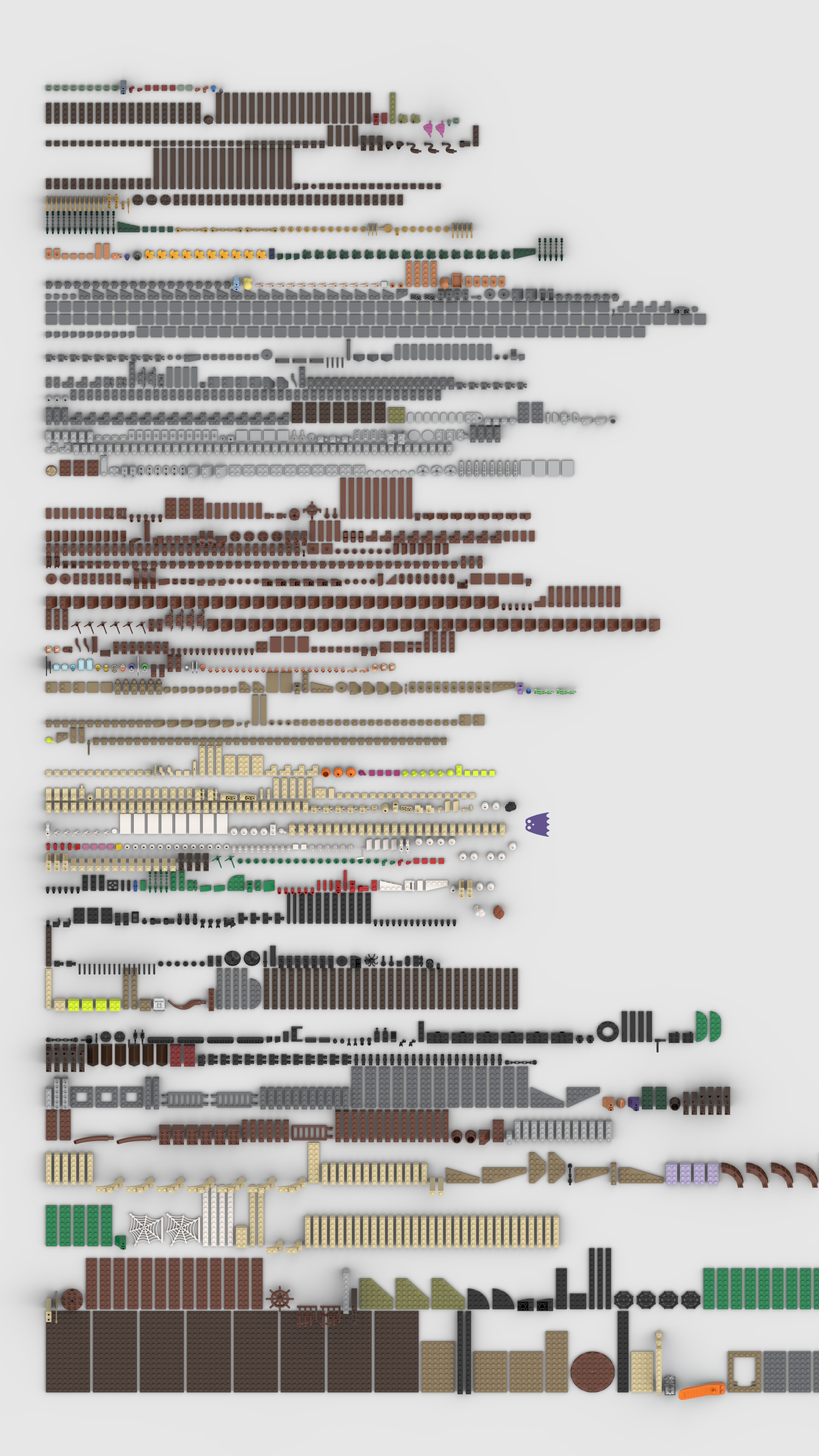 PixelBricks3D - Lego Sanderson Sisters Cottage  3D print model_12