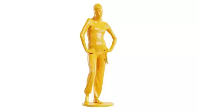 Woman in Off Shoulder Shirt and Shorts