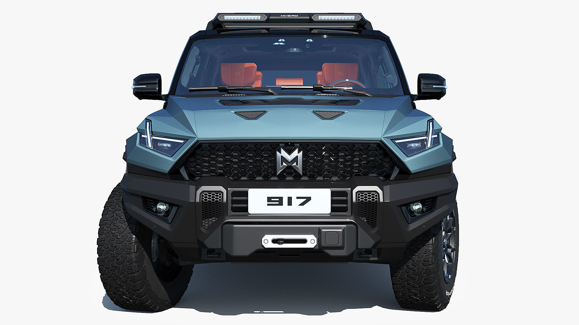 2024 DongFeng MHERO 917 with interior 3D model_4