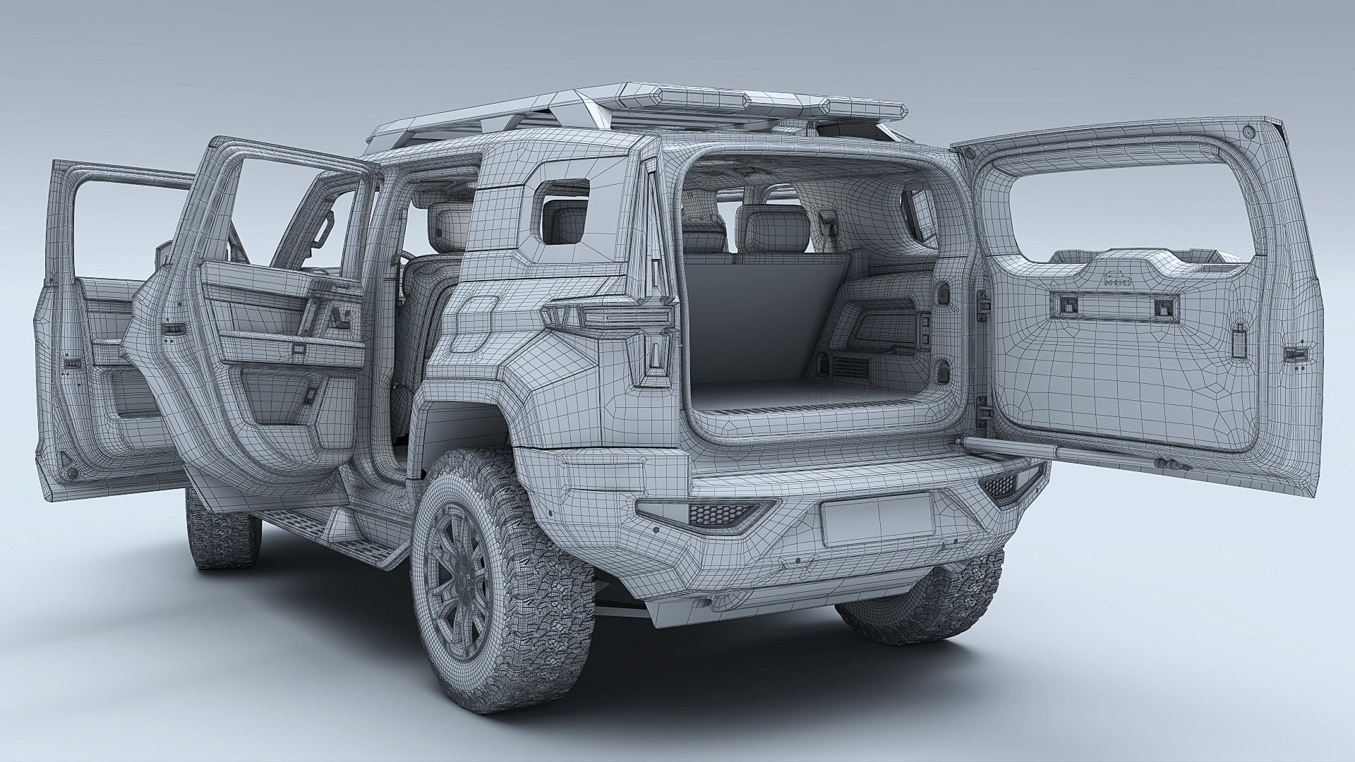 2024 DongFeng MHERO 917 with interior 3D model_39