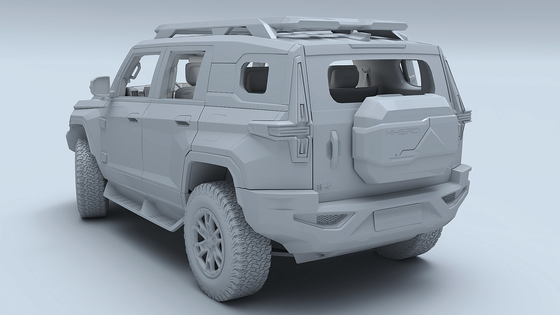 2024 DongFeng MHERO 917 with interior 3D model_42