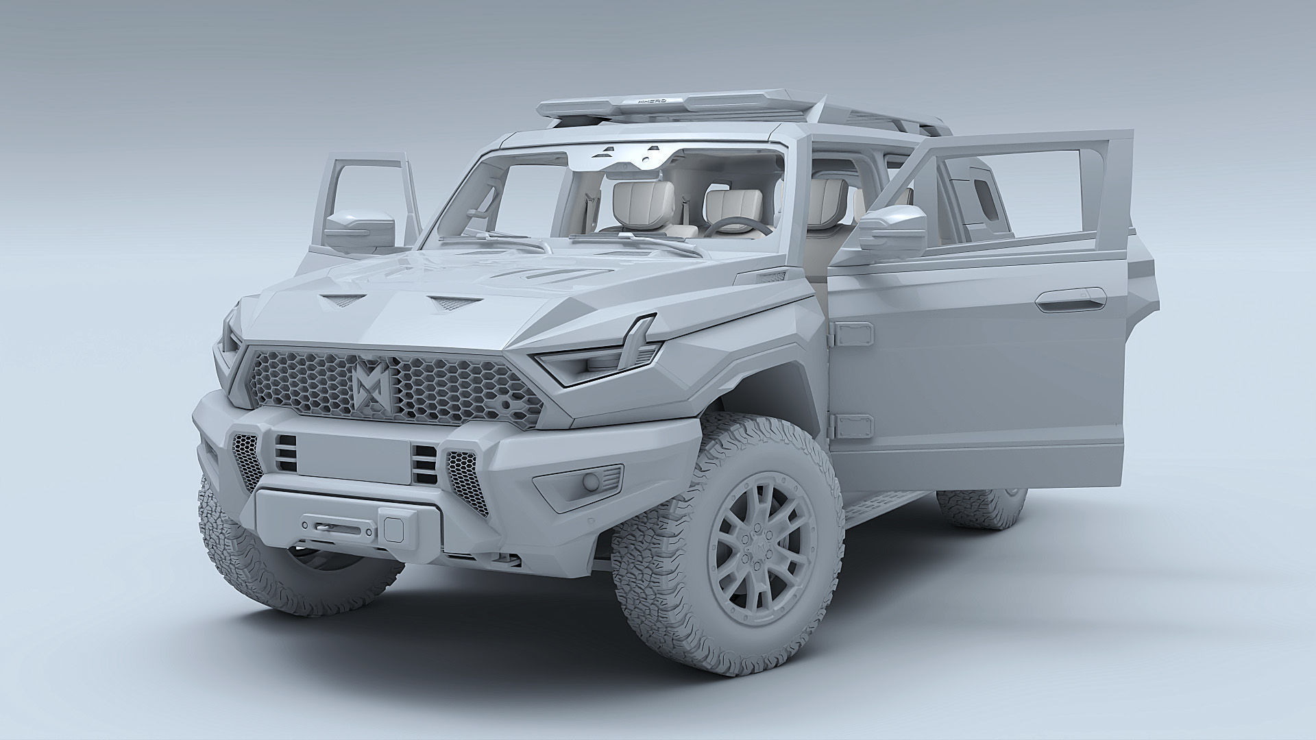 2024 DongFeng MHERO 917 with interior 3D model_26