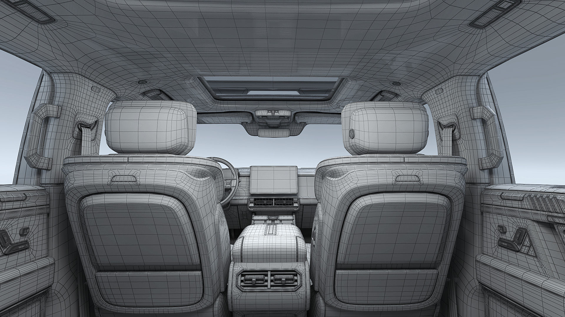 2024 DongFeng MHERO 917 with interior 3D model_33