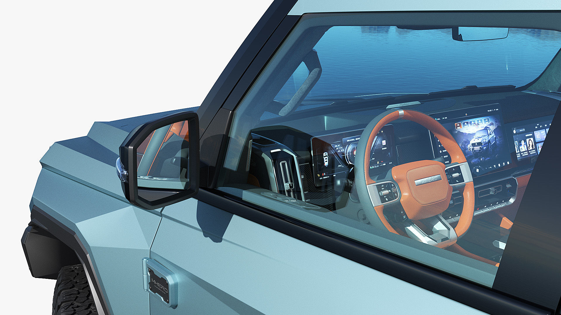 2024 DongFeng MHERO 917 with interior 3D model_8