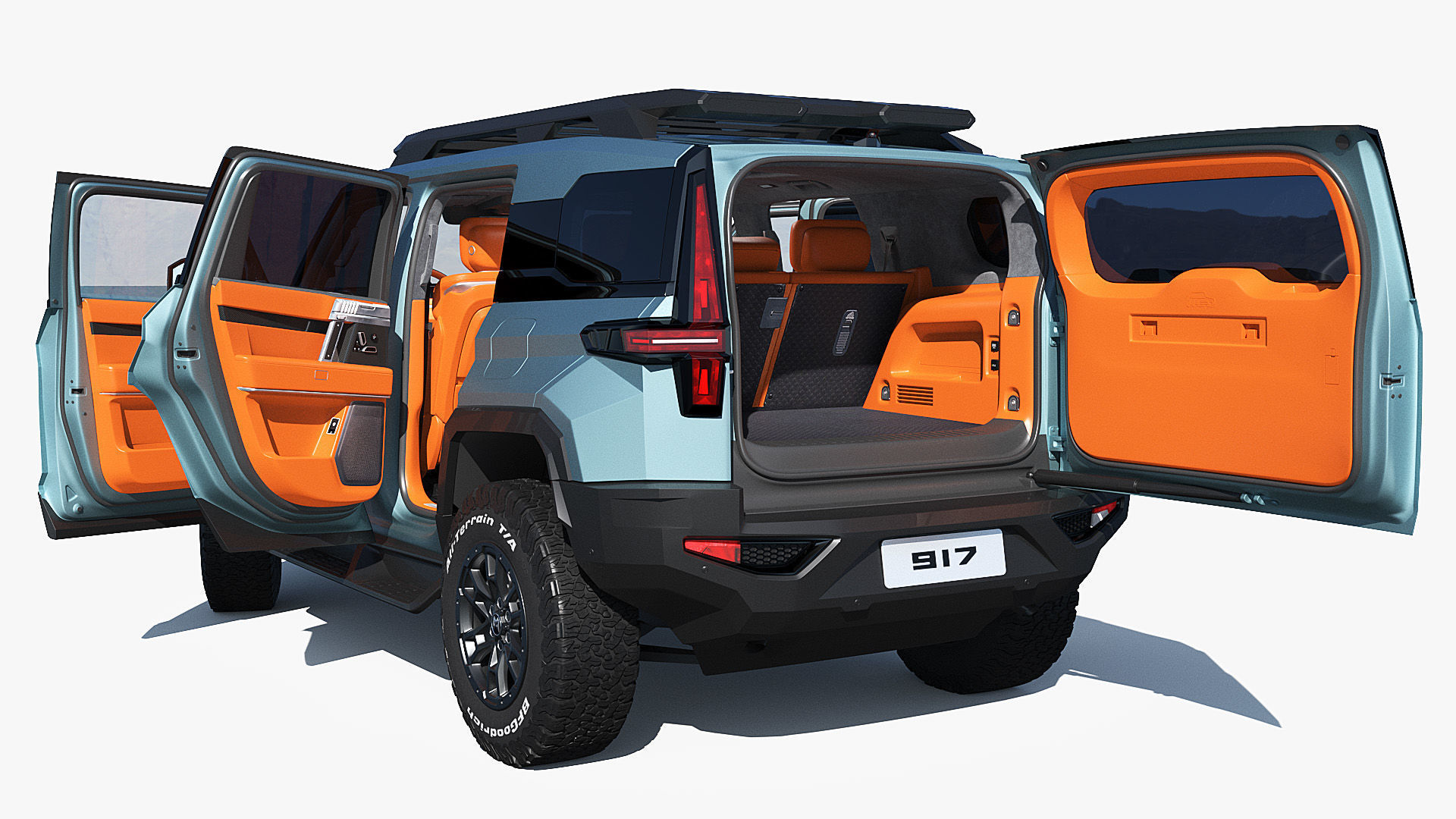 2024 DongFeng MHERO 917 with interior 3D model_14