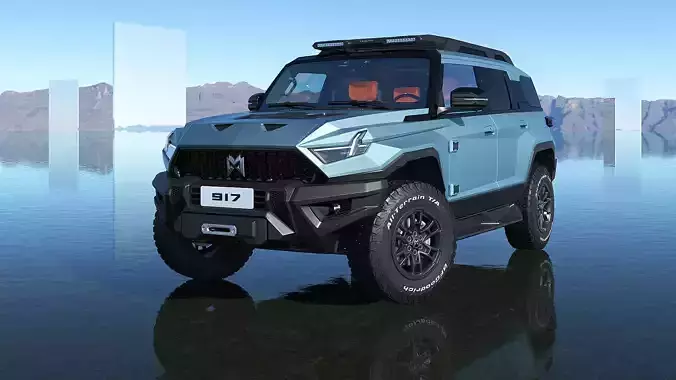 2024 DongFeng MHERO 917 with interior 3D model