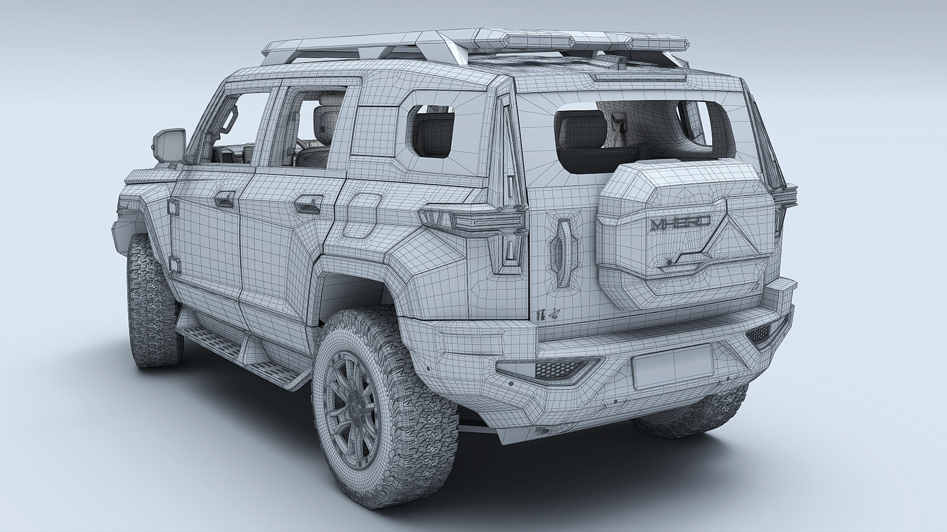 2024 DongFeng MHERO 917 with interior 3D model_43