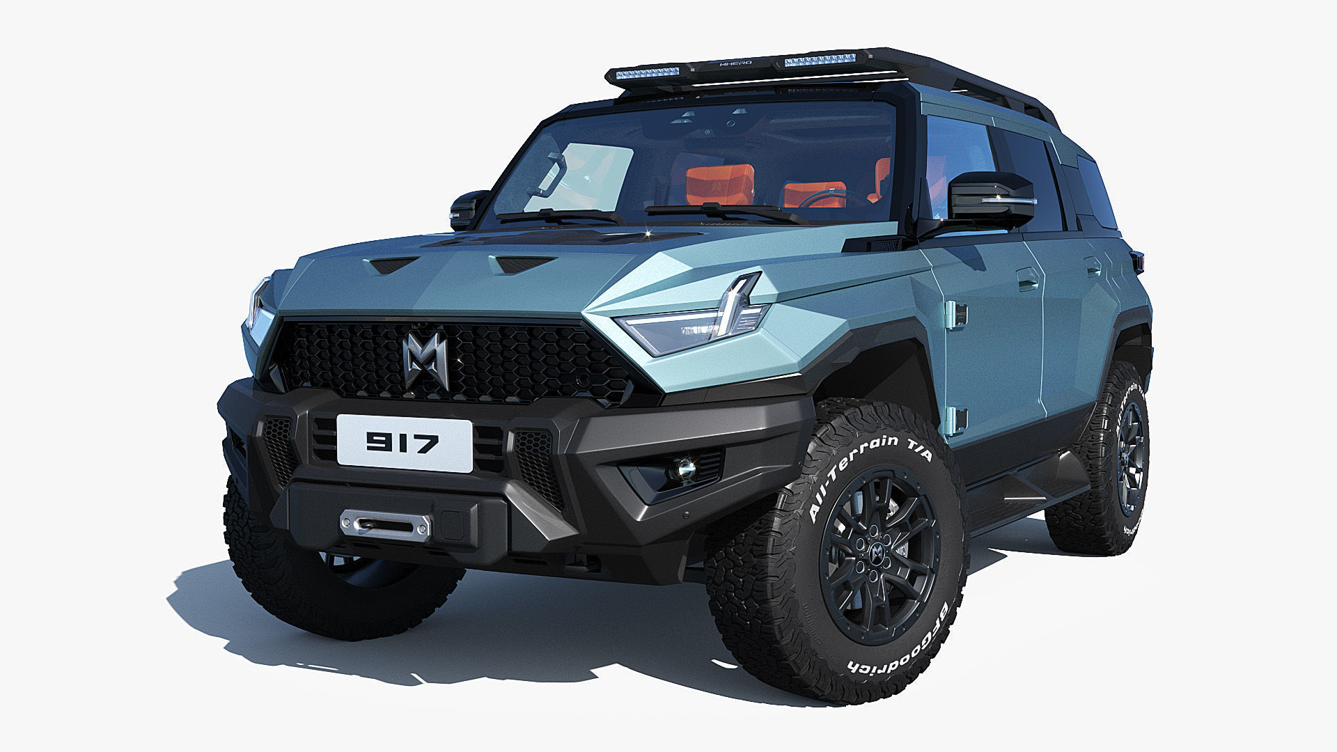 2024 DongFeng MHERO 917 with interior 3D model_3