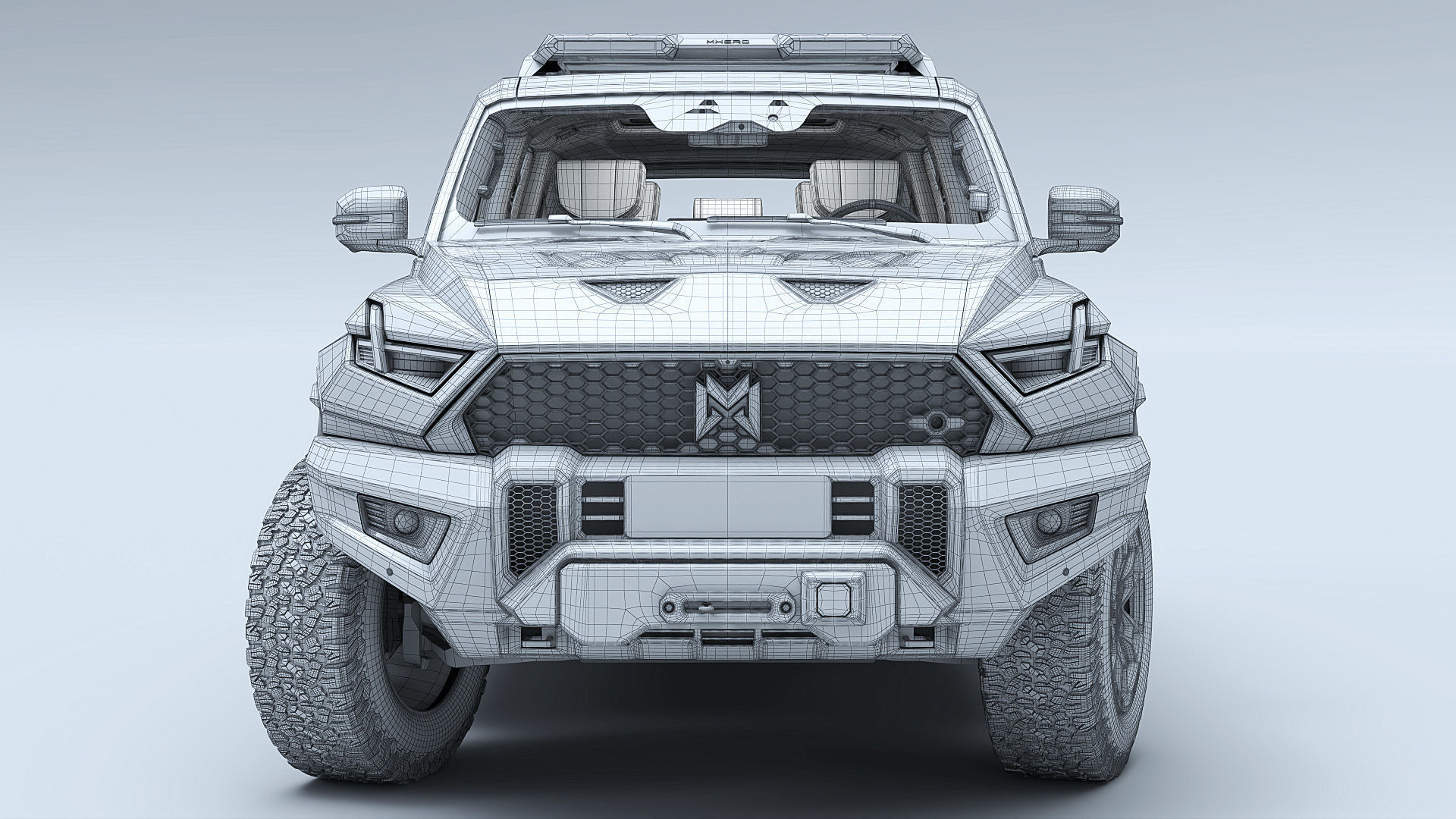 2024 DongFeng MHERO 917 with interior 3D model_25