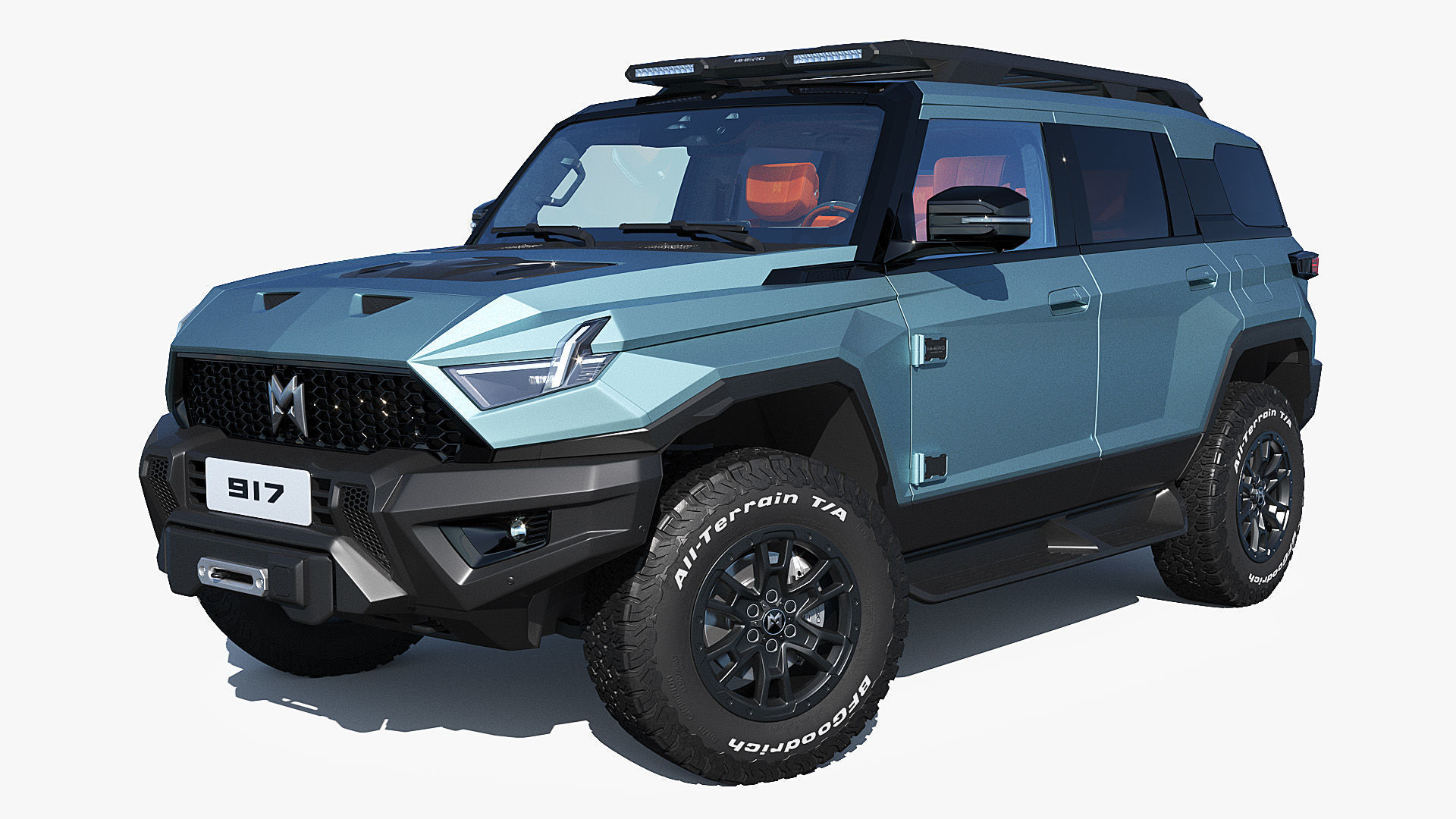 2024 DongFeng MHERO 917 with interior 3D model_2