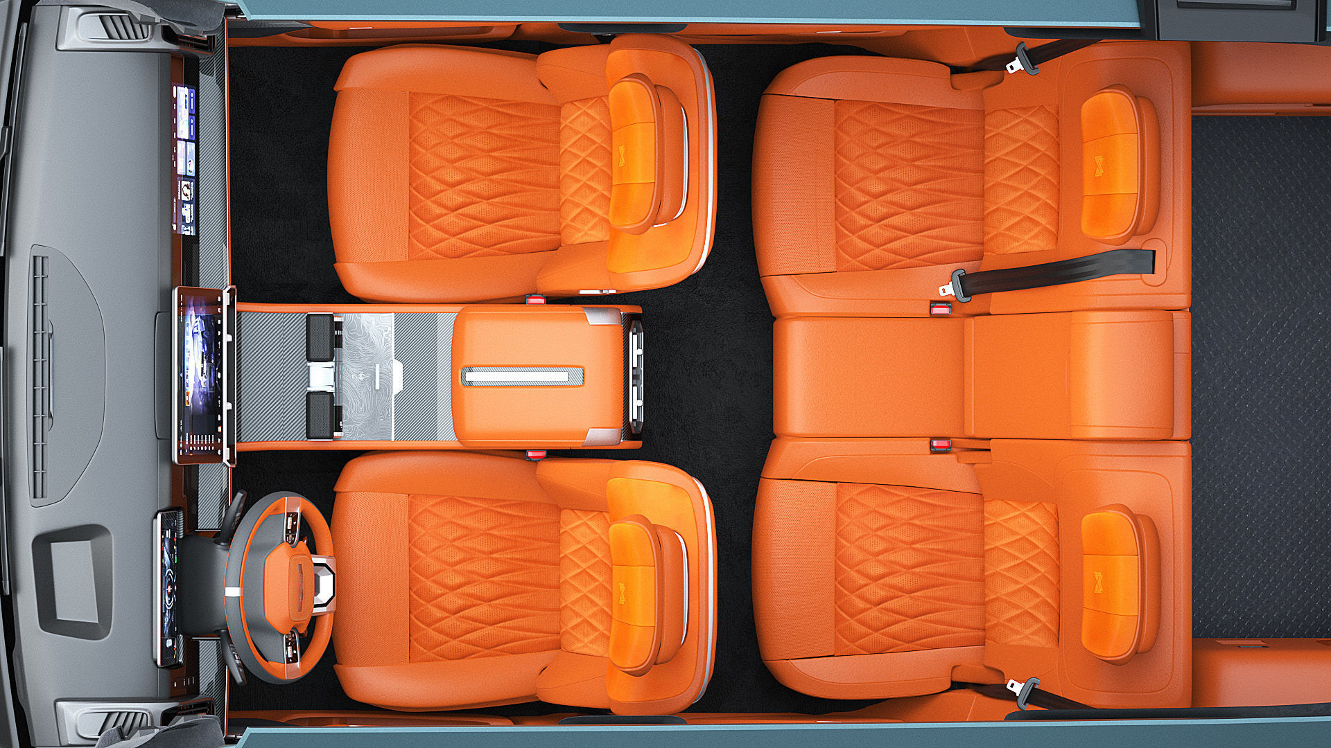 2024 DongFeng MHERO 917 with interior 3D model_13