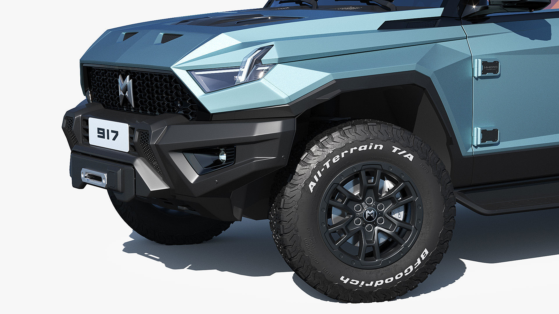 2024 DongFeng MHERO 917 with interior 3D model_6