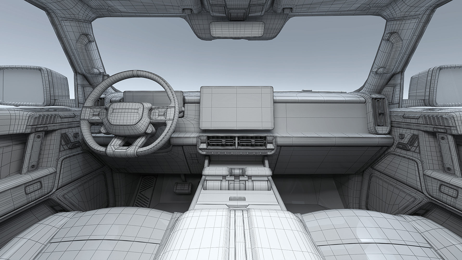 2024 DongFeng MHERO 917 with interior 3D model_31