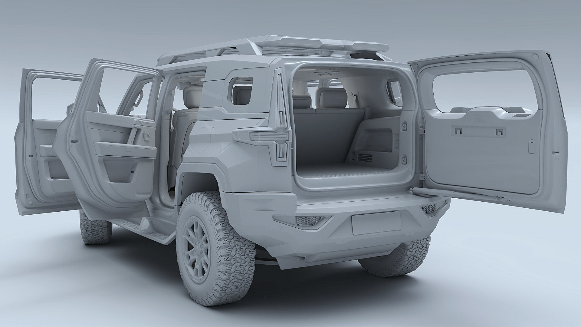 2024 DongFeng MHERO 917 with interior 3D model_38
