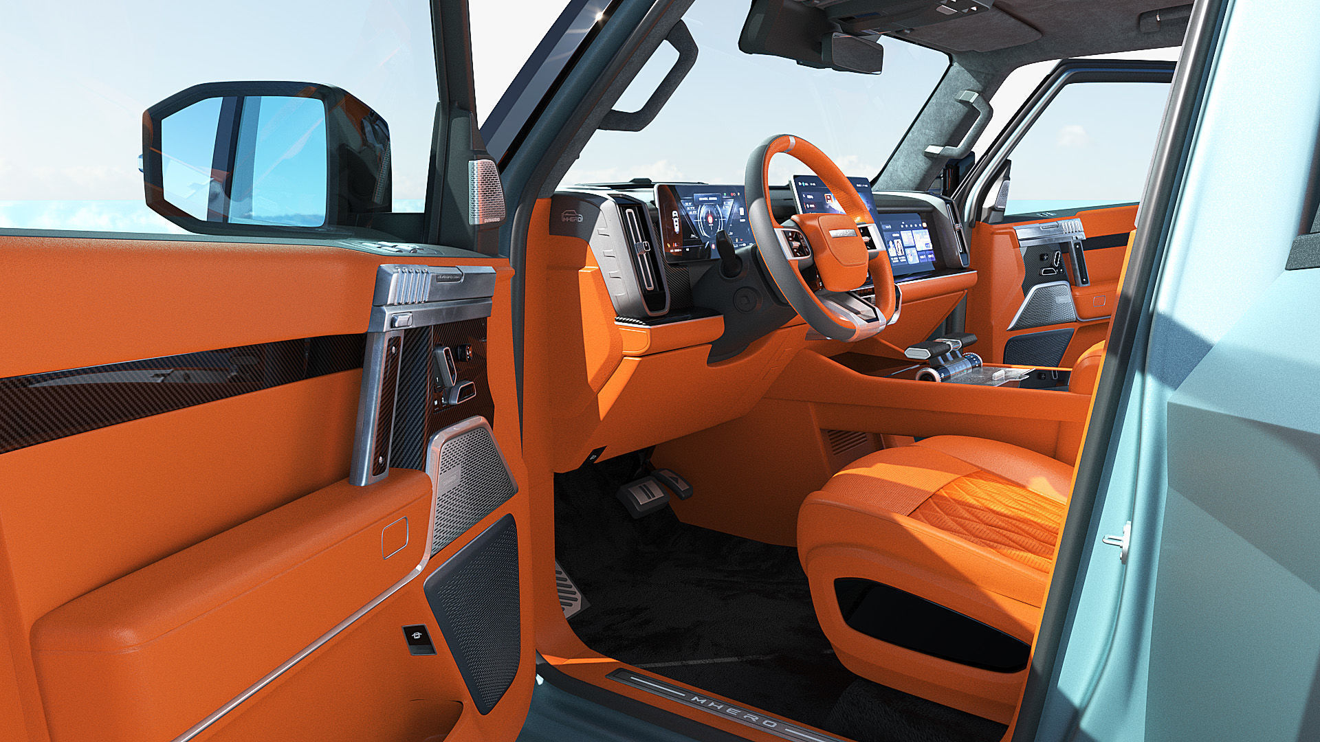 2024 DongFeng MHERO 917 with interior 3D model_9