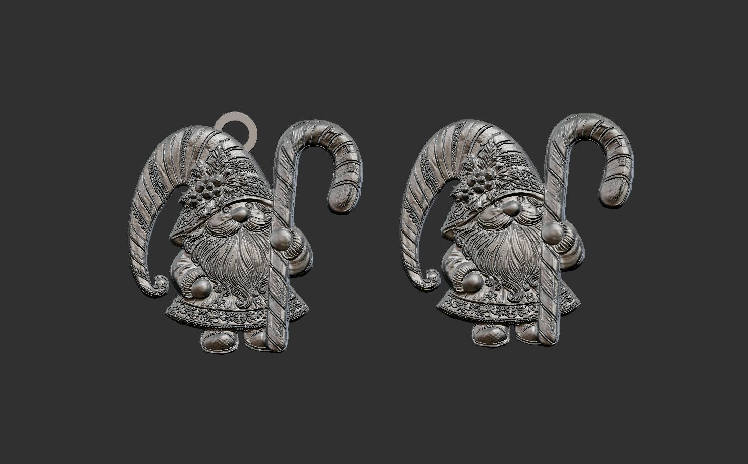 christmas gnome decor 3D print model_8