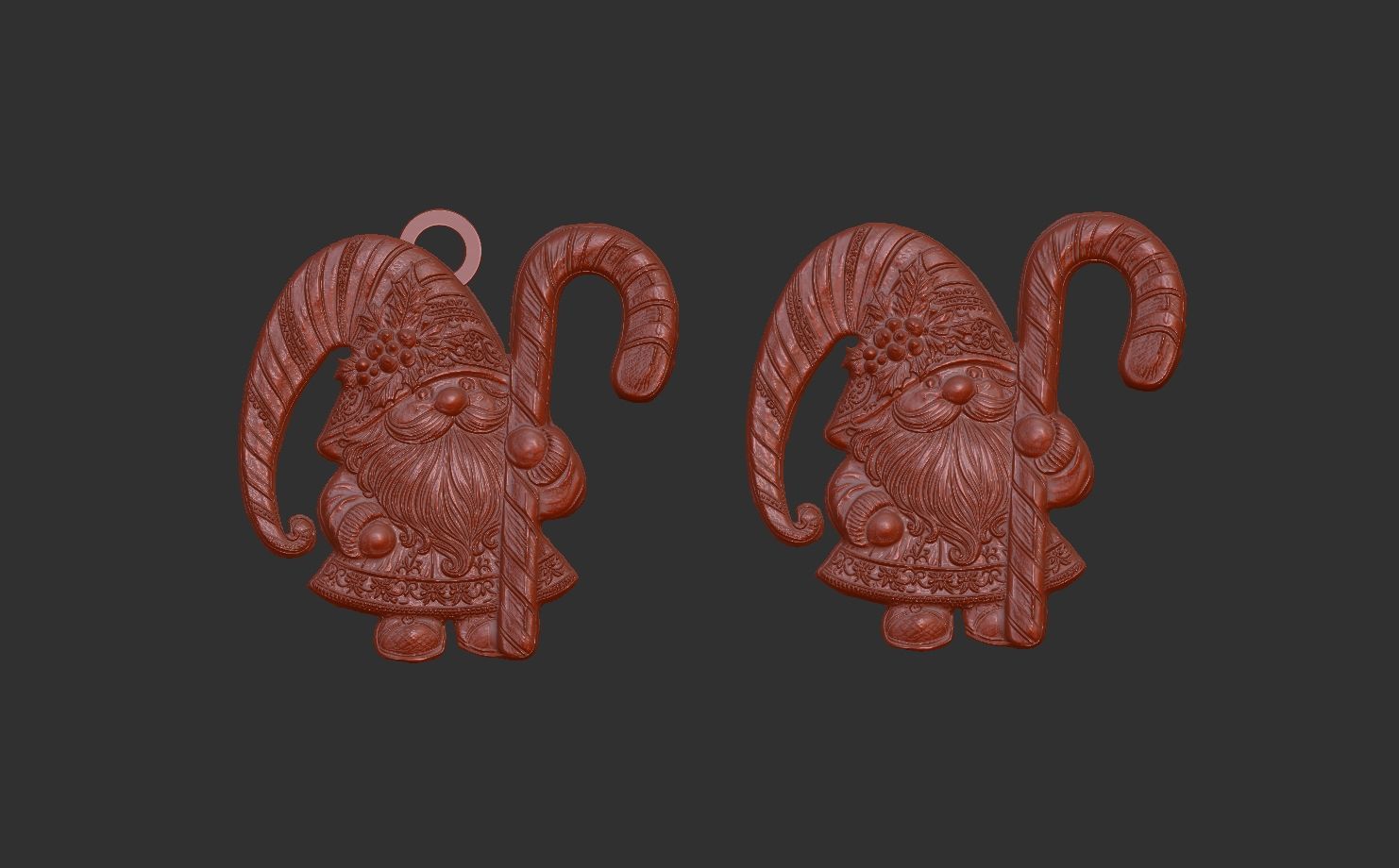 christmas gnome decor 3D print model_4
