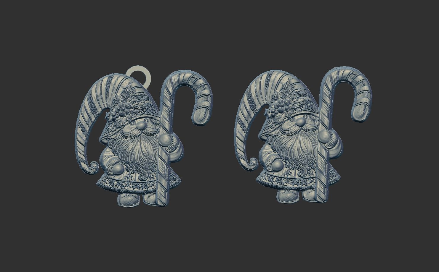 christmas gnome decor 3D print model_5