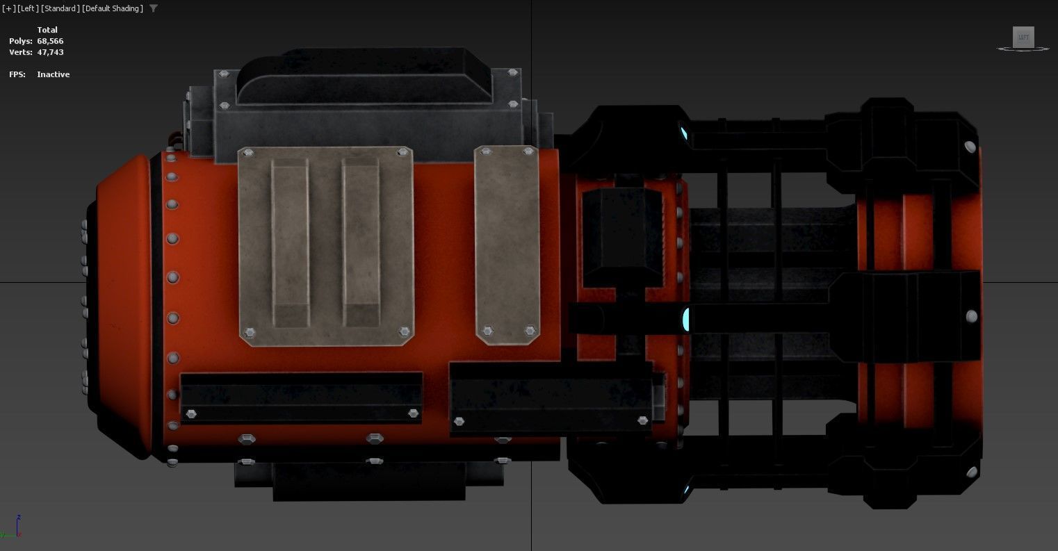 3D model of a mechanical or industrial object 3D model_3