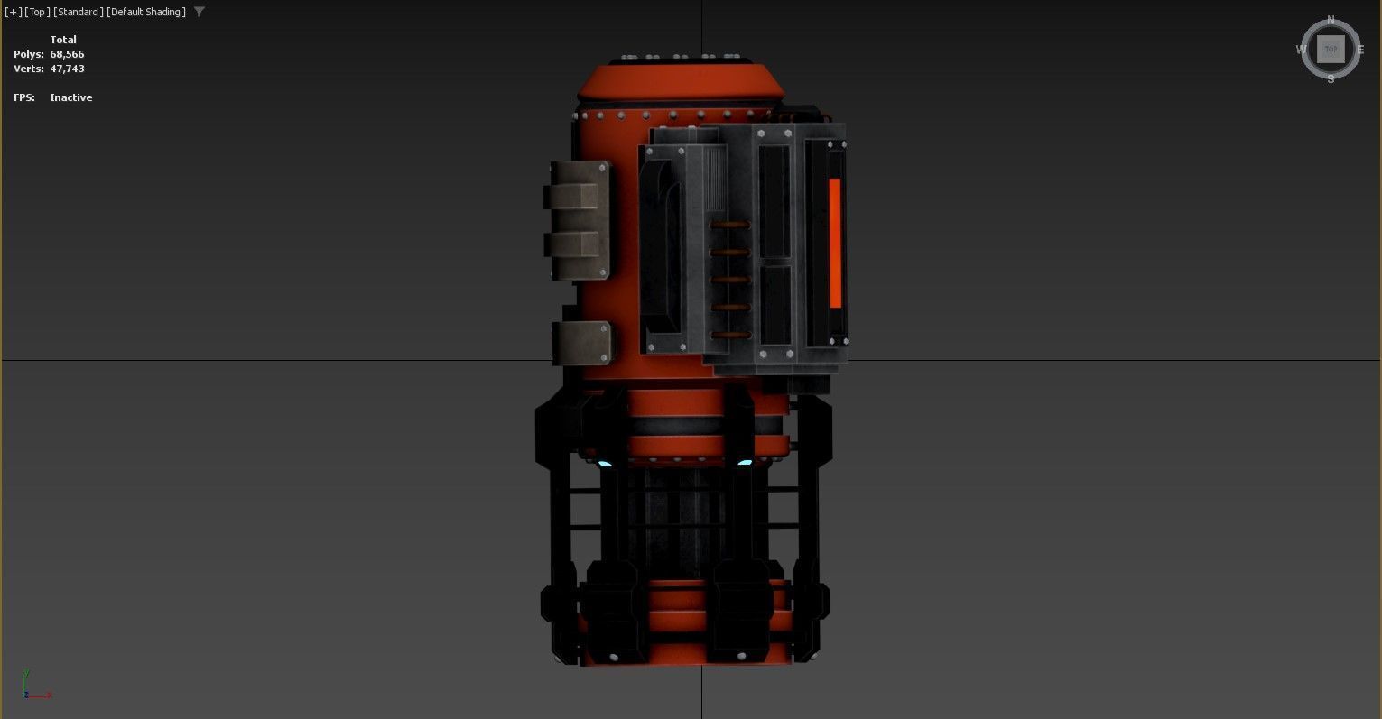 3D model of a mechanical or industrial object 3D model_2