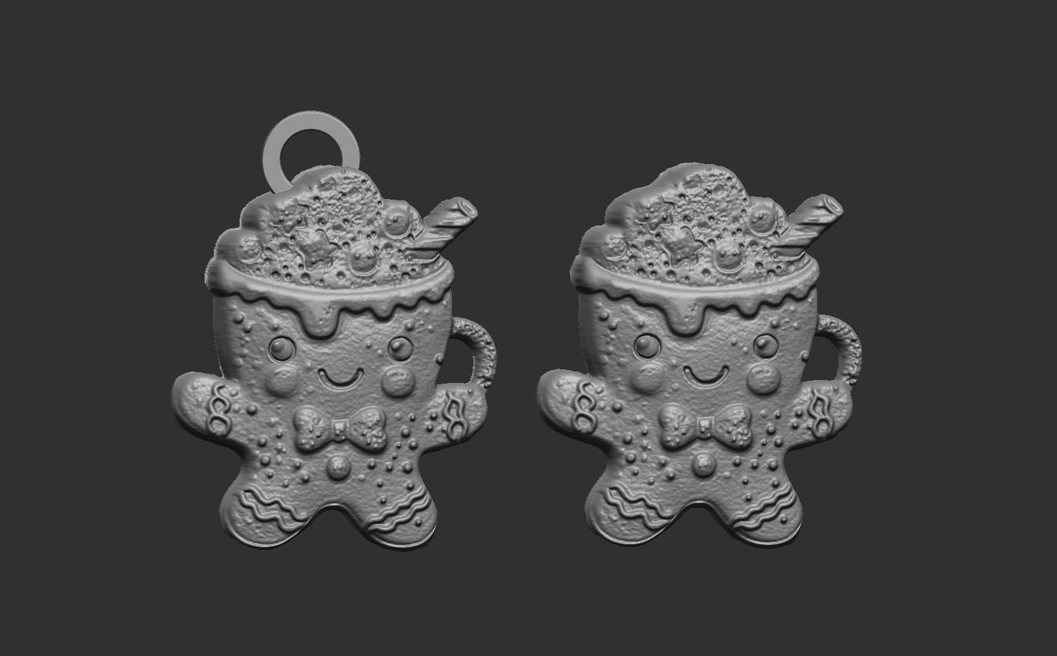 christmas coffee cup decor 3D print model_5