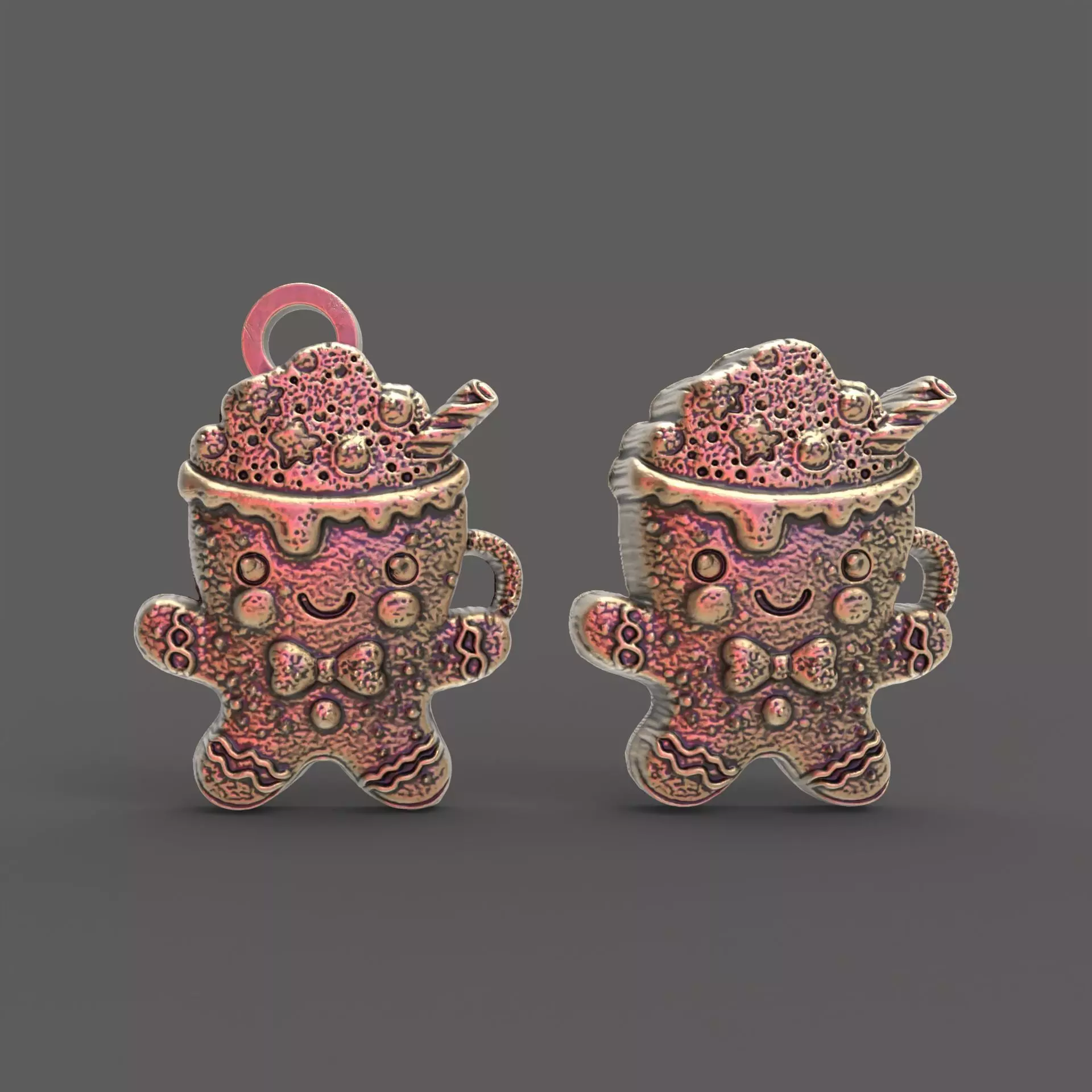 christmas coffee cup decor 3D print model_0