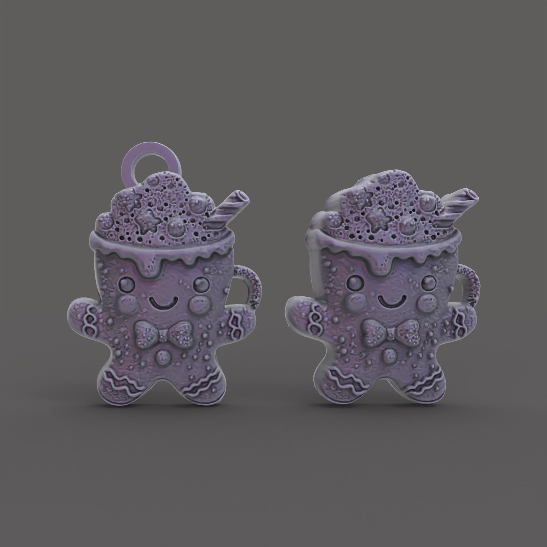 christmas coffee cup decor 3D print model_2