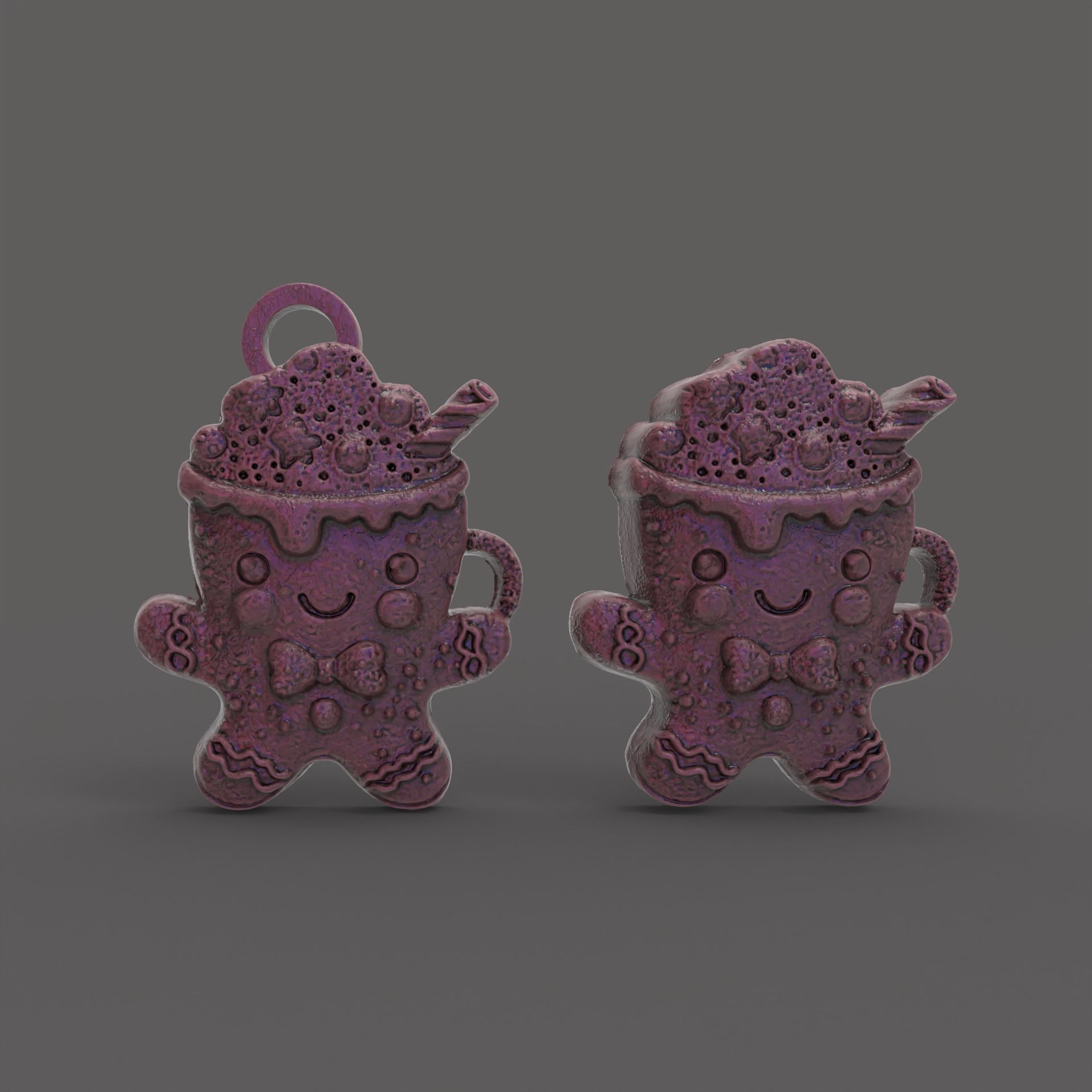 christmas coffee cup decor 3D print model_1