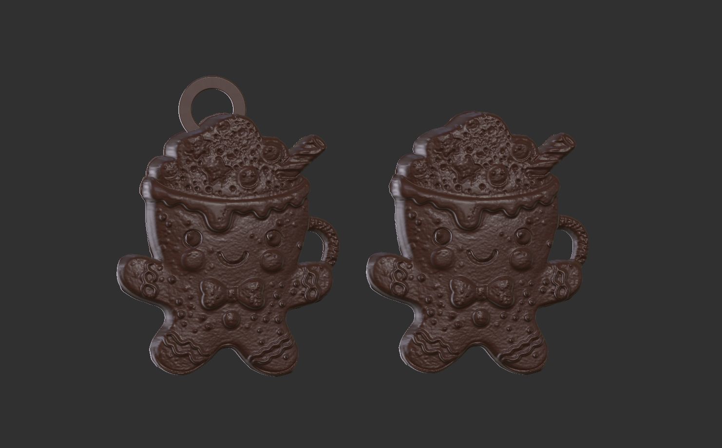 christmas coffee cup decor 3D print model_7