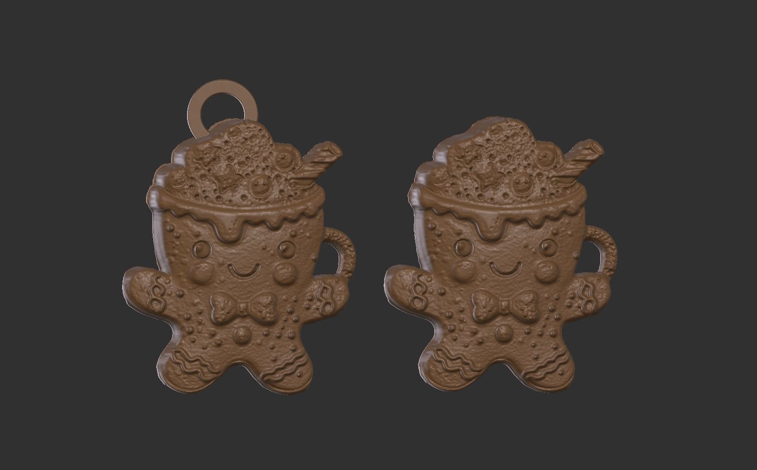christmas coffee cup decor 3D print model_6