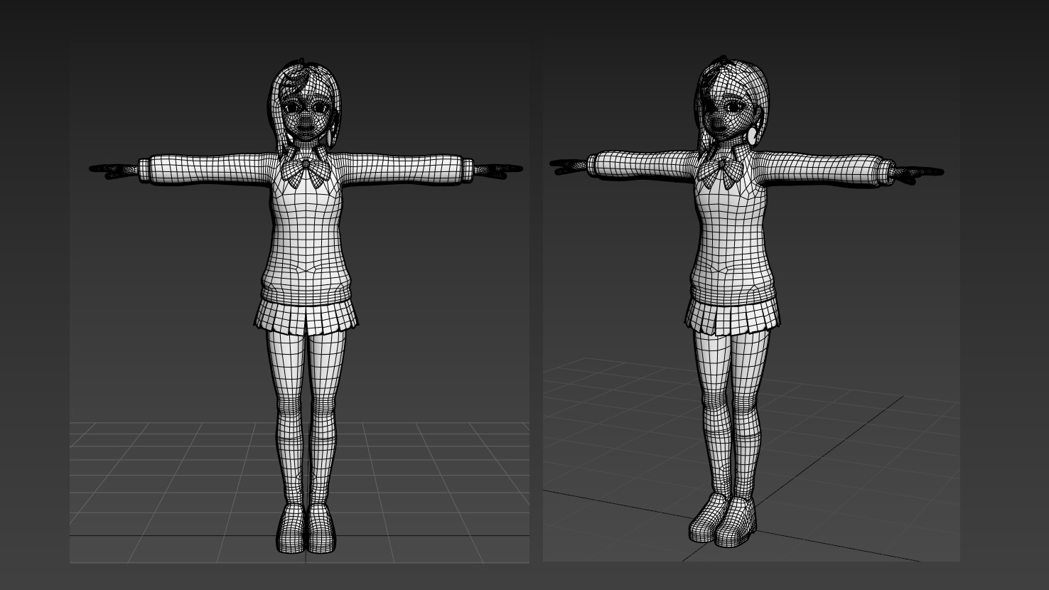 Dandadan Momo Ayase VRChat 3D model_4
