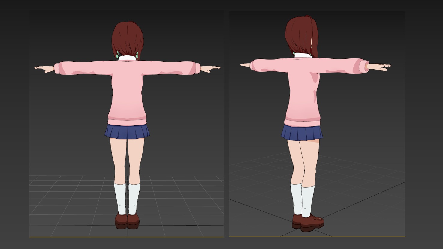Dandadan Momo Ayase VRChat 3D model_2