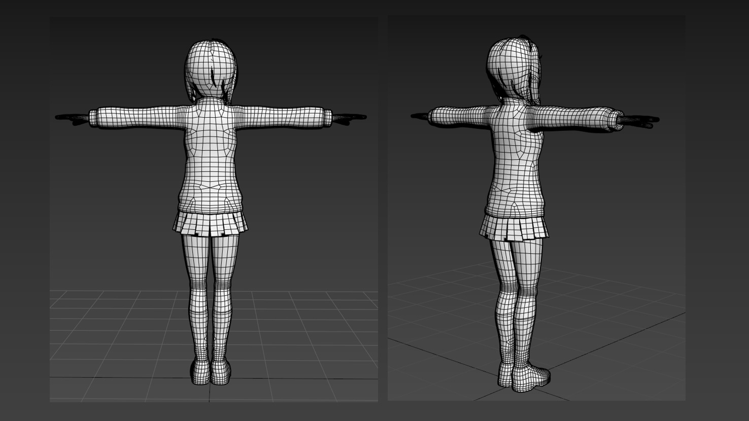Dandadan Momo Ayase VRChat 3D model_3