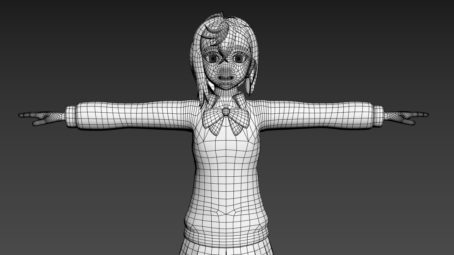 Dandadan Momo Ayase VRChat 3D model_6