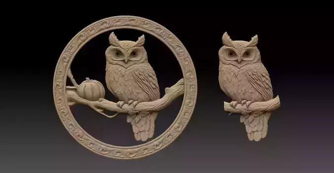 owl pendant 