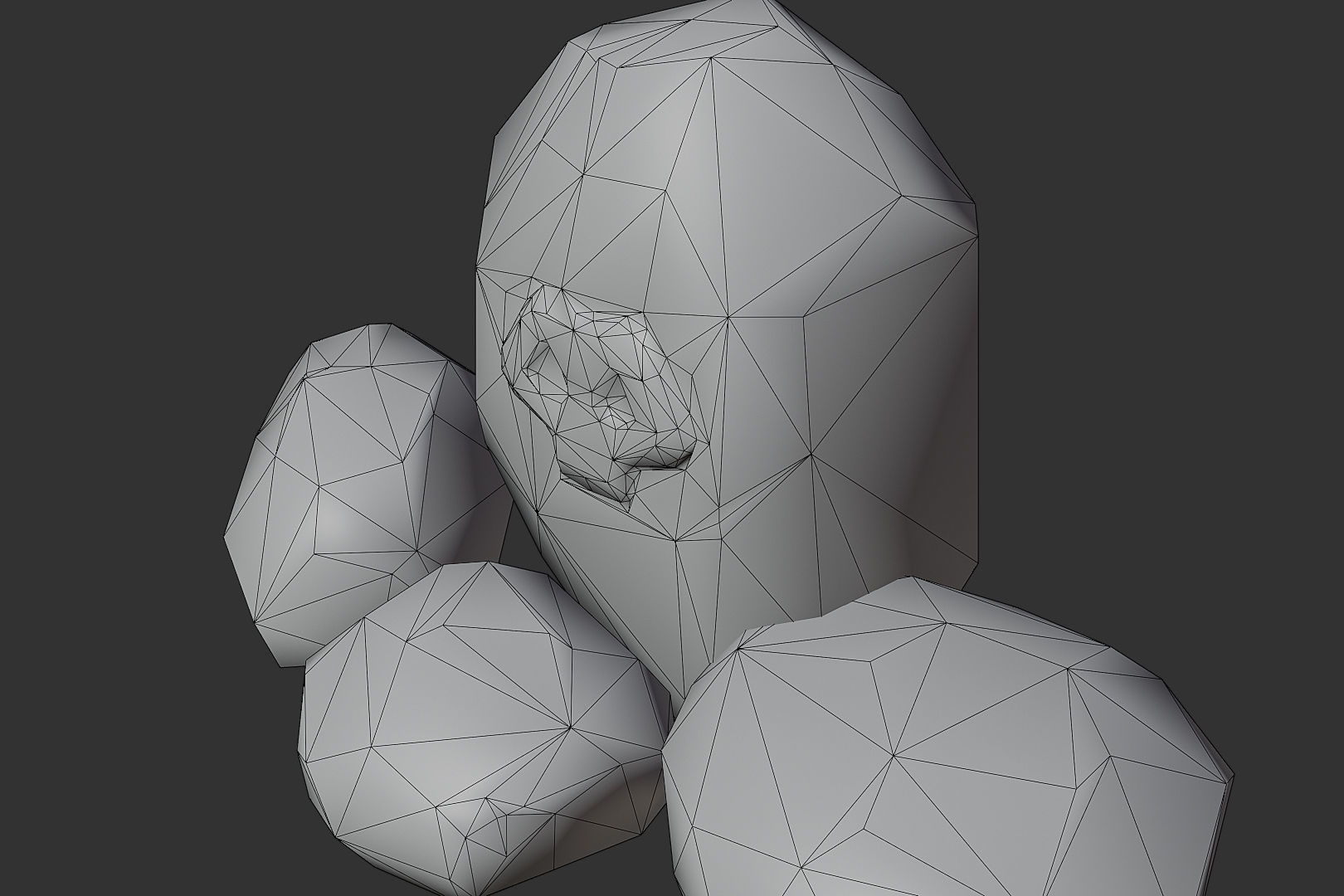 rocks Low-poly 3D model_4