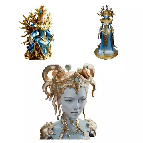 Mystical Queen Collection - Royal Fantasy Figurines
