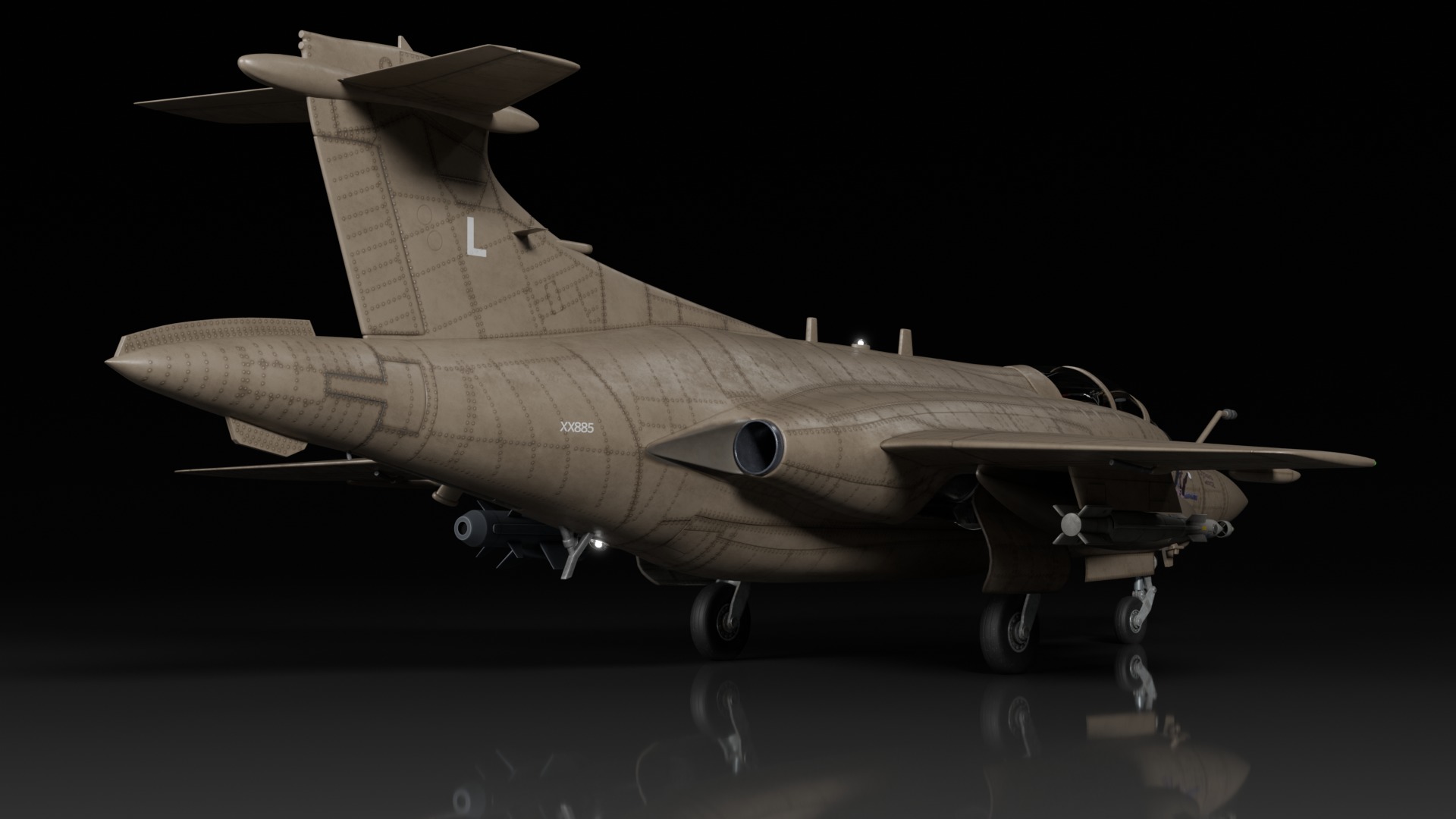 Blackburn Buccaneer S2 3D model_6