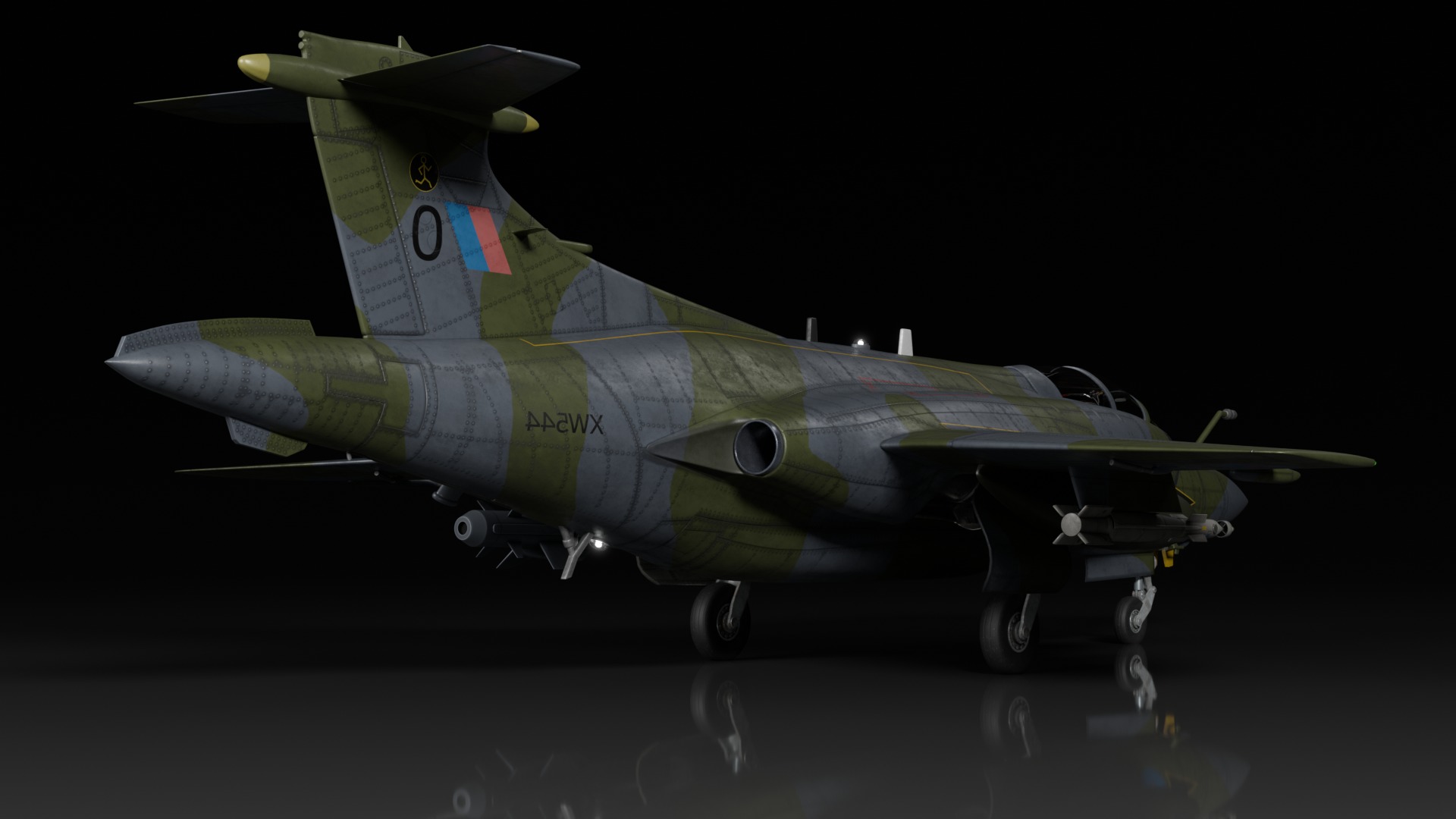 Blackburn Buccaneer S2 3D model_4