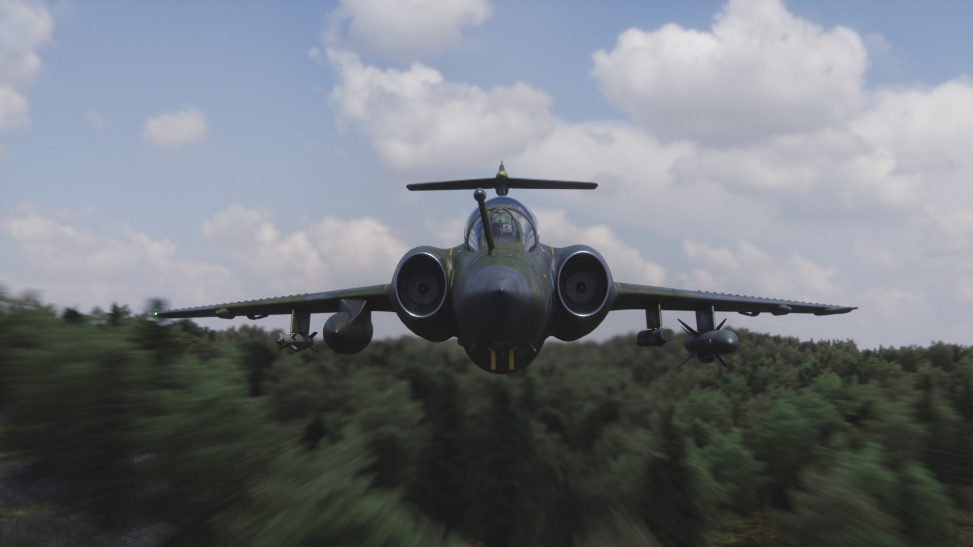 Blackburn Buccaneer S2 3D model_9