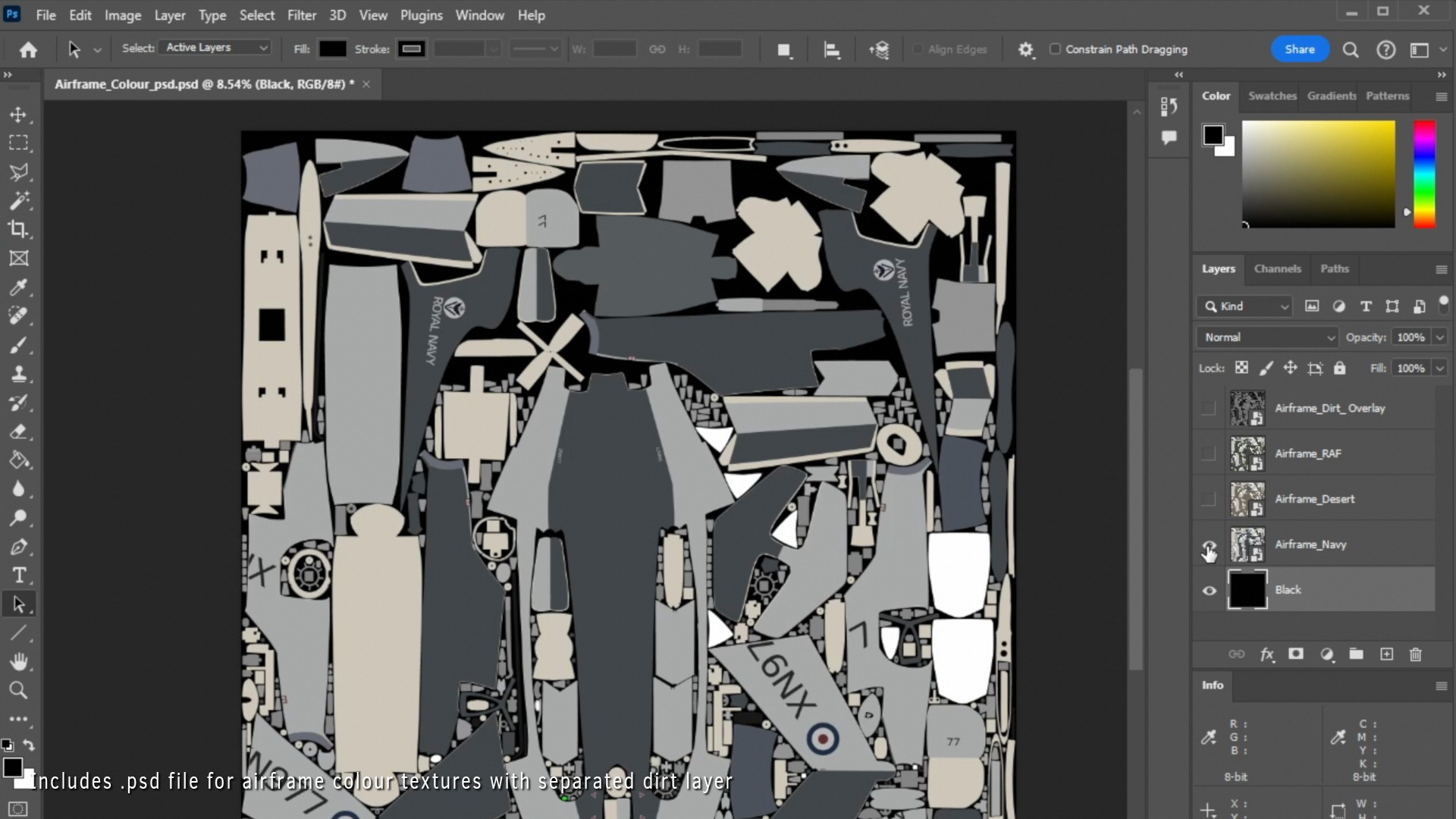 Blackburn Buccaneer S2 3D model_53
