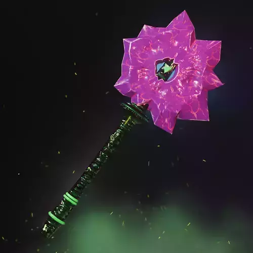 Magic crystal hammer 3D model