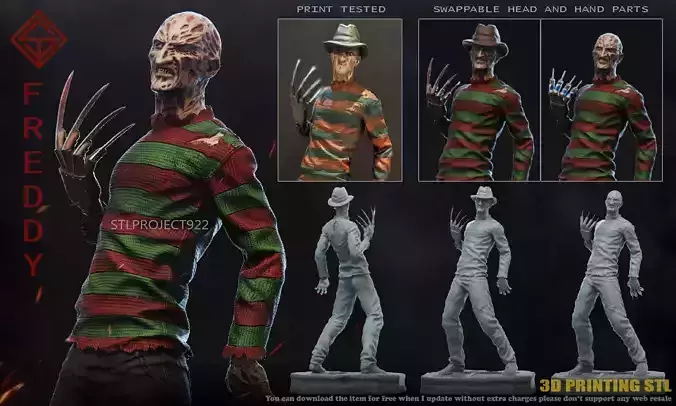Freddy 3D print model