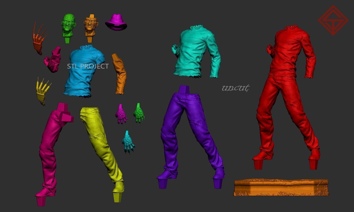 Freddy 3D print model_4
