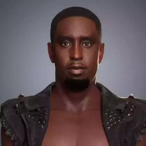 Diddy Character  Low-poly 3D model
