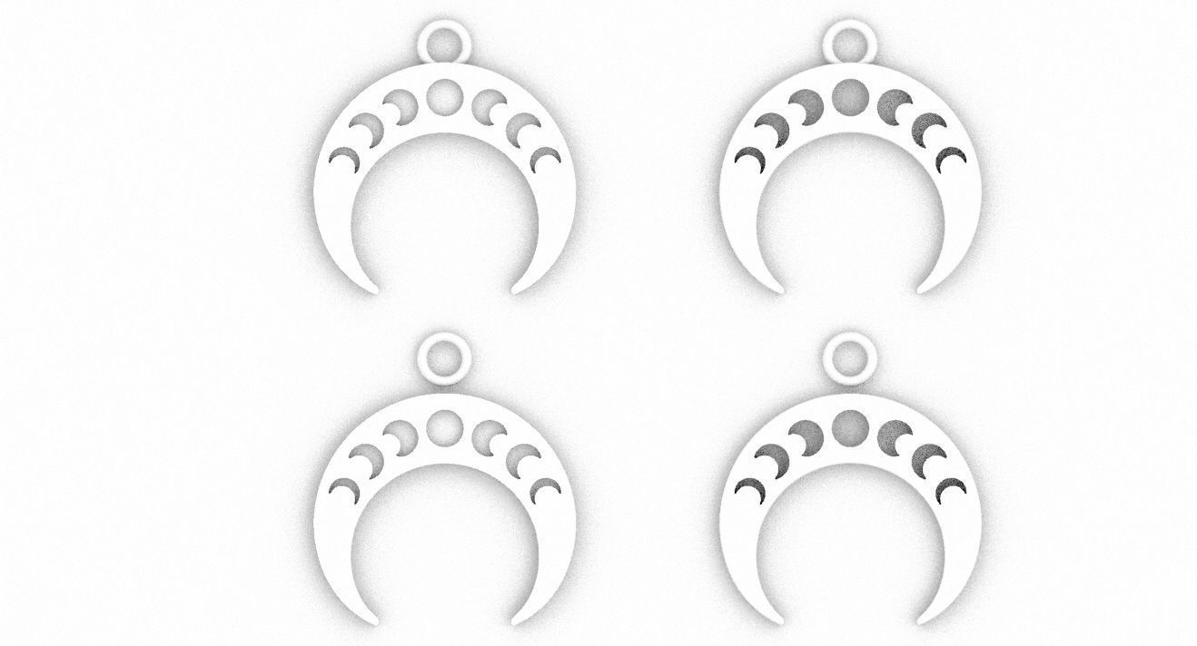 Moon phases lunnitsa 3D print model_9