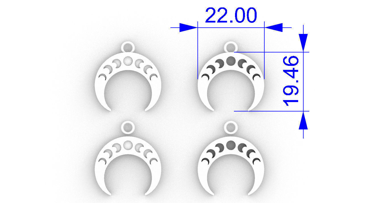 Moon phases lunnitsa 3D print model_3