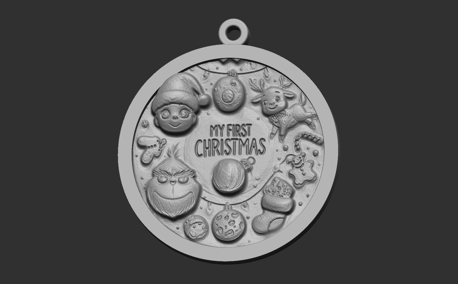 first christmas decor 3D print model_9