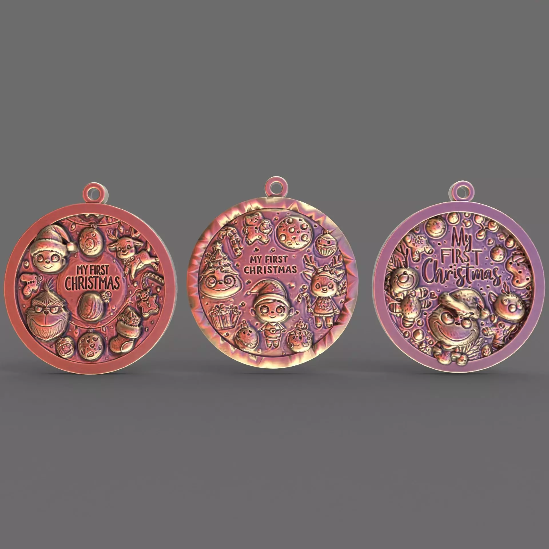 first christmas decor 3D print model_0